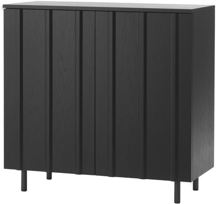 Normann Copenhagen Rib skap 96 x 98,5 cm Soft Black