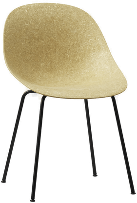 Normann Copenhagen Mat Chair Black Steel Hemp