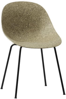 Normann Copenhagen Mat Chair Black Steel