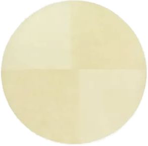 Normann Copenhagen Level ullteppe rund Light yellow, Ø280 cm