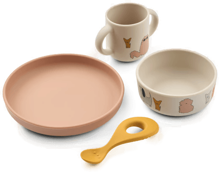 Liewood Vivi servisesett Cats and Dogs