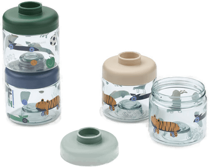 Liewood Dominique barnematglass 100 ml 4-pakning