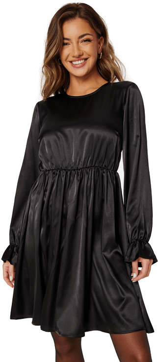 Pieces Slore LS O-Neck Dress