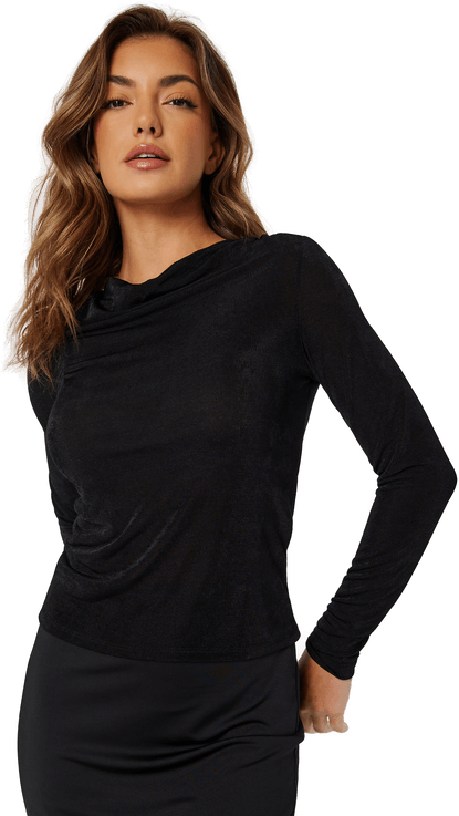 Vero Moda Nara LS Pleat Top