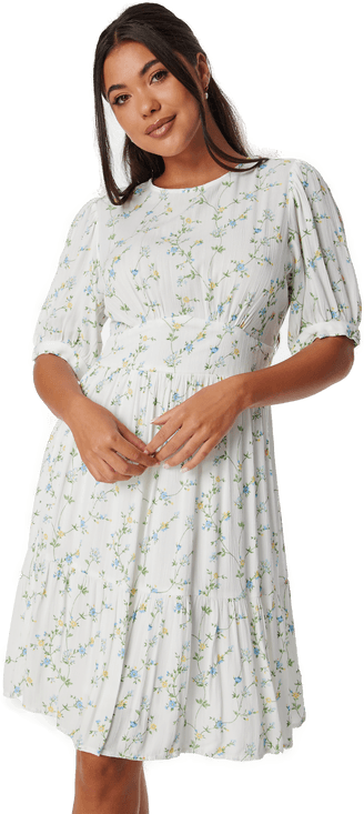 Pieces Pckary SS O-Neck dress