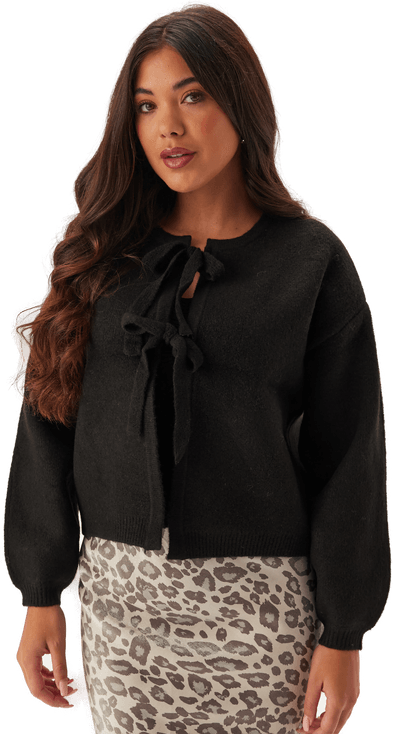 Vero Moda Vmbow Ls O-neck Tie Cardigan