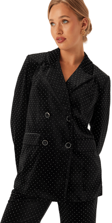 Yas Yashella Ls Velour Blazer