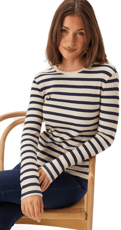 Vila Viamelie O-neck L/S TOP