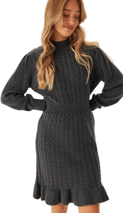 Vero Moda Awvera LS Short Knit Dress