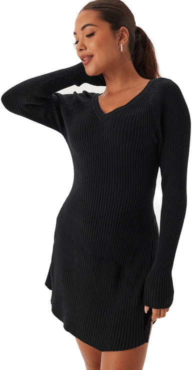 Pieces Pcprista Ls V-neck Knit Dress