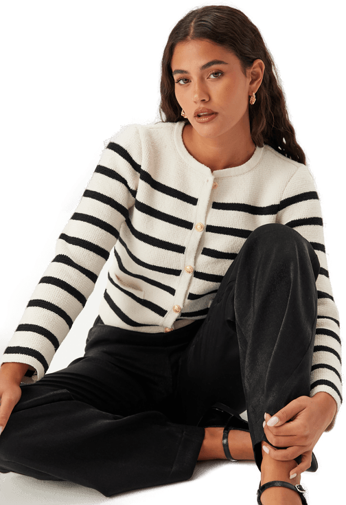 Only Onllaura Life Ls O-neck Cardigan