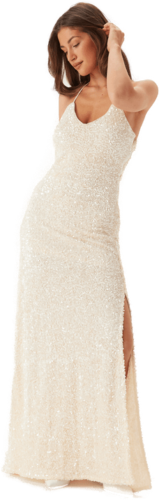 Yas Yasmira Strap Train Dress