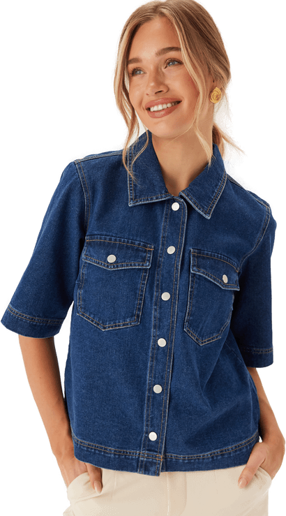 Only Onlbelle S/S Shirt DNM