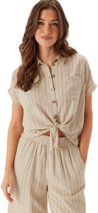 Pieces Pcpia Ss Tie Shirt