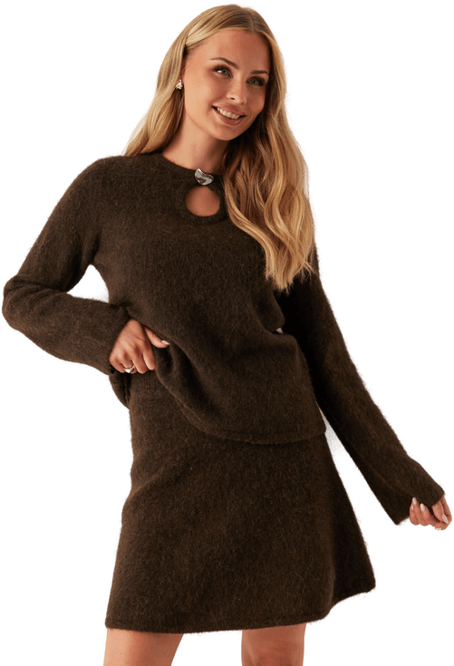 Selected Slflulu Brushed Skirt