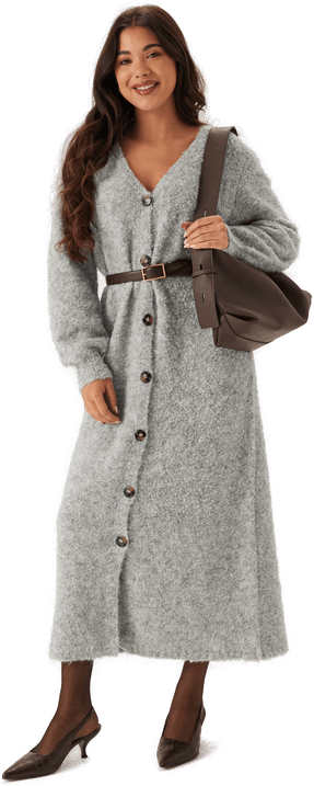 Yas Plyra Knit Maxi Dress