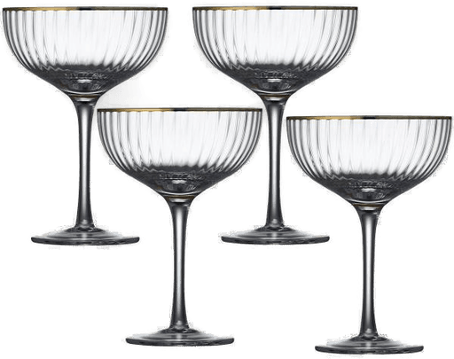 Lyngby Glas Palermo cocktailglass 31,5 cl 4-pakning