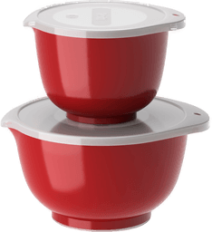 Rosti Margrethe skålsett 1,5/3L rød