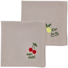 Södahl Bistro tøyservietter 40x40 cm