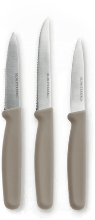 Blomsterbergs urteknivsett 3 stk Latte