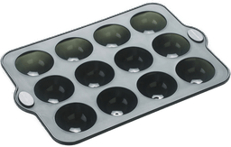 Blomsterbergs Sjokoladeform 12 Hull Grå