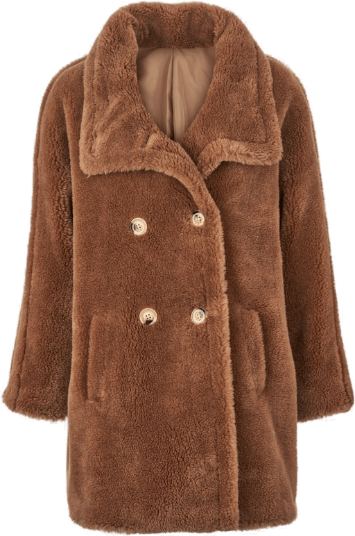 Natures Collection Denise Teddy Jakke Brun