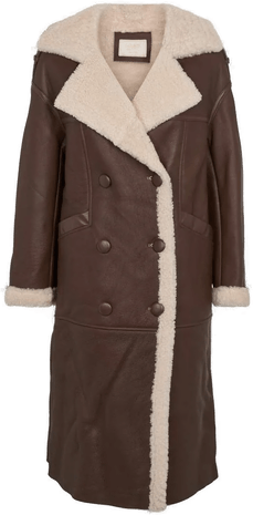 Natures Collection Heidi frakk - Brun / Beige