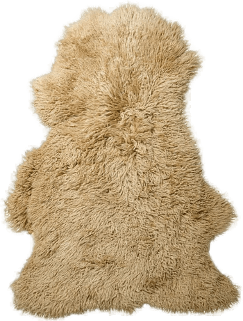 Natures Collection Saueskinn Honning 95x60 cm