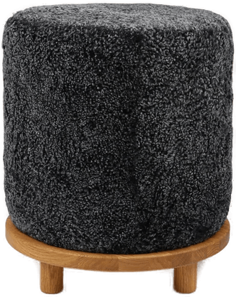 Natures Collection Simon puff Koksgrå