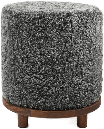 Natures Collection Simon puff - Grå Valnøtt