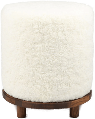 Natures Collection Simon puff - Hvit Valnøtt