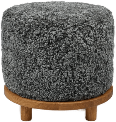 Natures Collection Simon pouf - Grå Eik