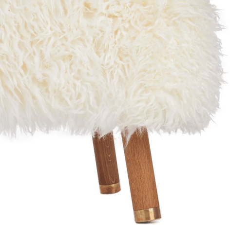 Natures Collection Emil fotskammel - Hvit Eik