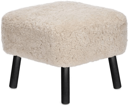 Natures Collection Emil fotskammel - Pearl Svart bøk