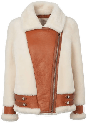 Natures Collection Annalon jakke Brun/Hvit