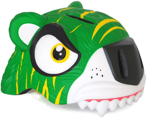 Crazy Safety Tiger Sykkelhjelm Grønn