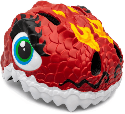 Crazy Safety Drage Sykkelhjelm Rød