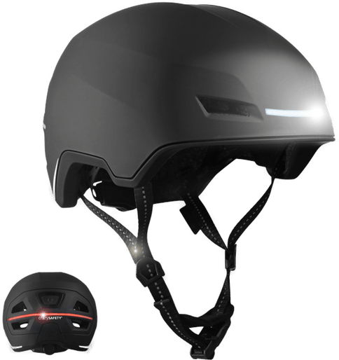 Crazy Safety E-bike hjelm M/L