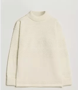 Sns Herning Fisherman Sweater Natural White