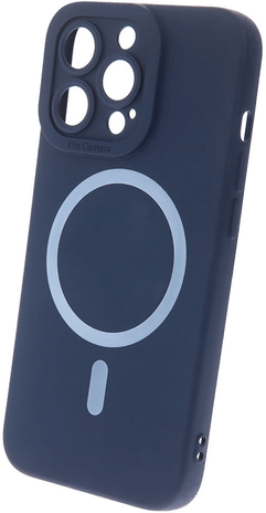 Silicon Covers Magsafe-deksel iPhone 14 Mørkeblå
