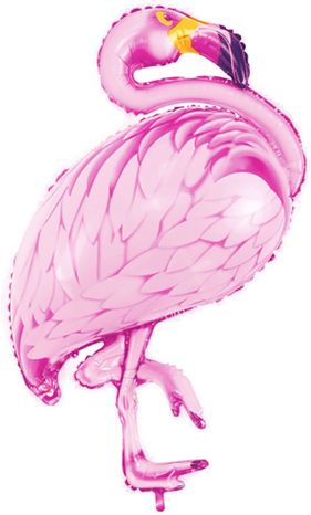 Partydeco Folieballong Flamingo Rosa