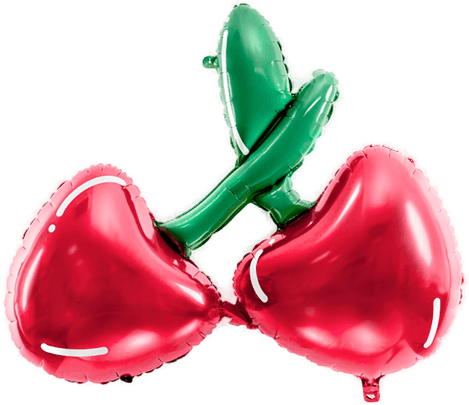 Partydeco Folieballong Kirsebær