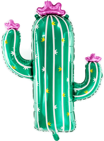 Partydeco Folieballong Kaktus