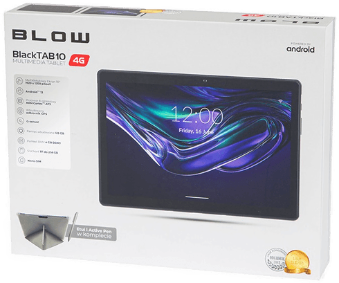 Blow BlackTAB10 10" 4G LTE 4/128GB