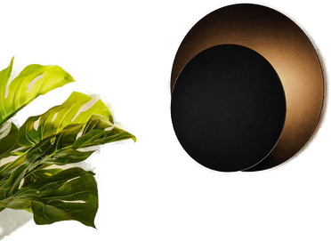 Emibig Lighting Vegglampe Circle svart