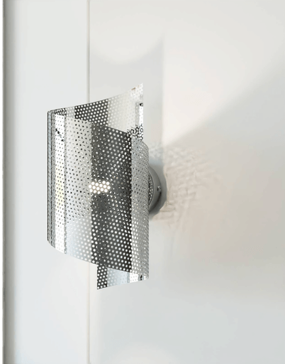 Emibig Lighting Vegglampe Spiral, krom, G9