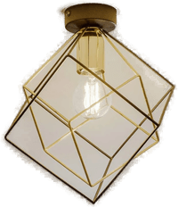 Tk Lighting Taklampe Alambre gull/svart