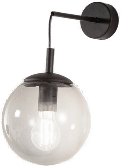 Tk Lighting Esme vegglampe, røykgrå