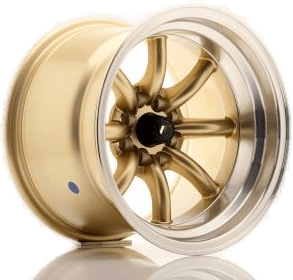 Japan Racing JR19 Gold Machined LIP 7x14 4/100