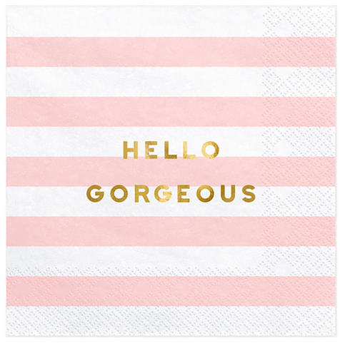 Partydeco Servietter Hello Gorgeous 20-pakning